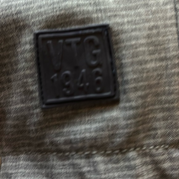 Vintage 1946 Men’s 36” Hybrid Performance Shorts, Gray with Fine White Pinstripe - Picture 7 of 8